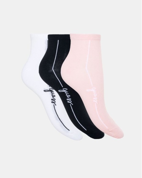  Calcetines Bajos Mujer GUESS Multicolor O4YG06 KBZU0 3PACK COTTON SOCKS