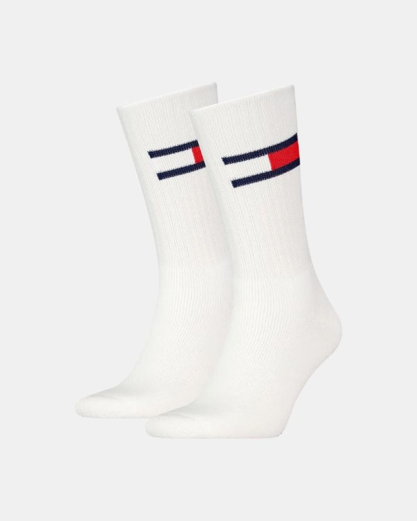 Meias Altas Homem TOMMY HILFIGER Branco 701228222