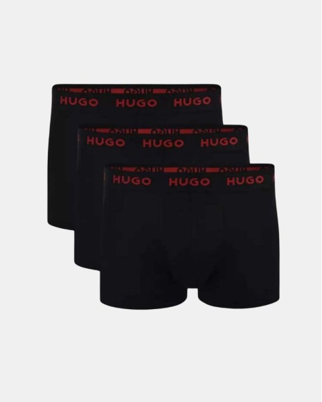 Cuecas Boxer Homem HUGO Preto 50517878 TRUNK TRIPLET PACK