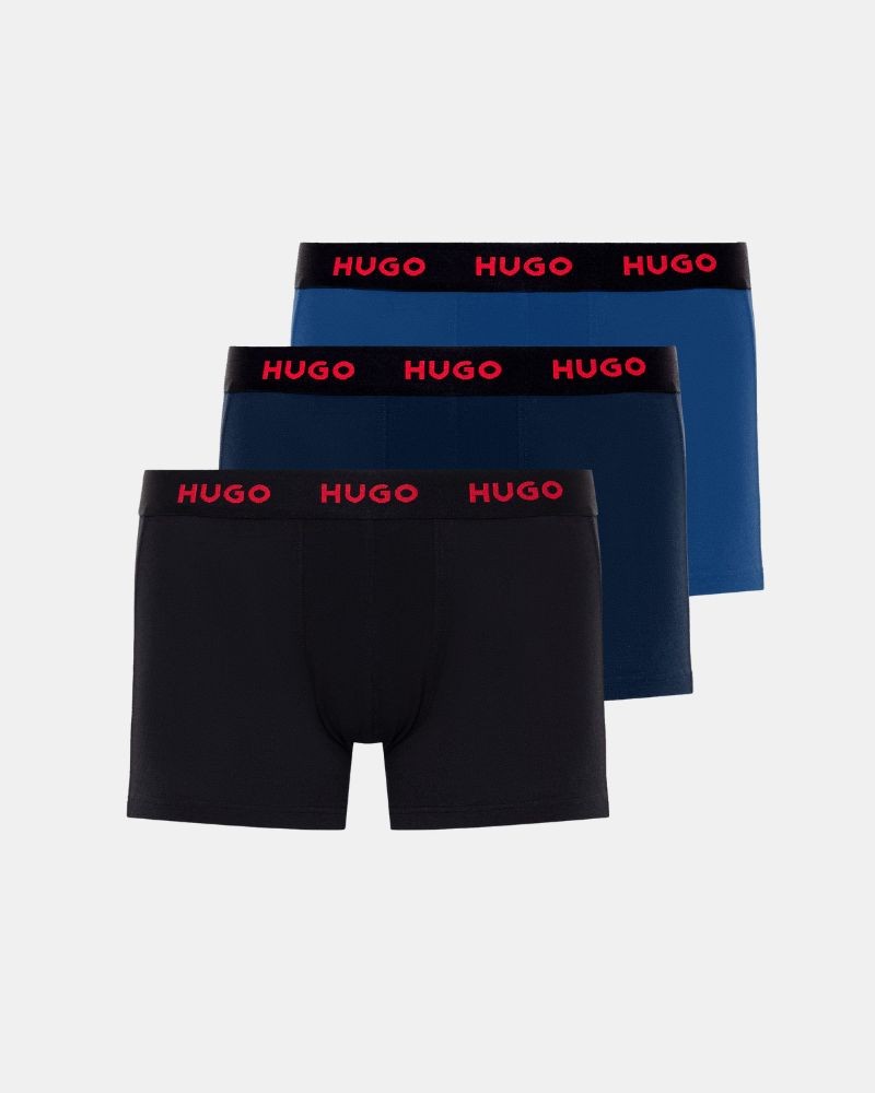  Ropa interior Boxer Hombre HUGO Azul 50469766 TRUNK TRIPLET PACK