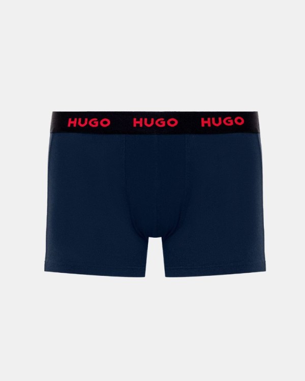 Cuecas Boxer Hombre HUGO Azul 50469766 TRUNK TRIPLET PACK