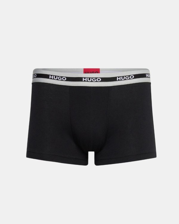 Ropa interior Boxer Hombre HUGO Negro 50492375 TRUNK TRIPLET PLANET