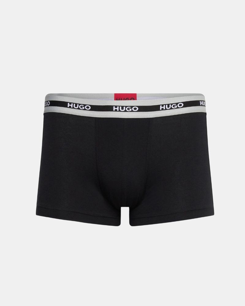 Cuecas Boxer Homem HUGO Preto 50492375 TRUNK TRIPLET PLANET