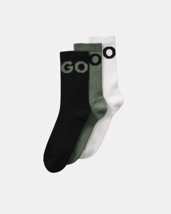  Calcetines Altos Hombre HUGO Multicolor 50531517 3P QS ICONIC