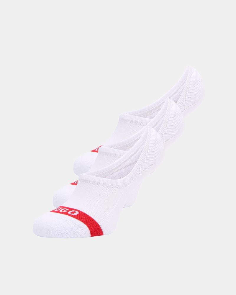  Calcetines Bajos Hombre HUGO Blanco 50514916 3P LC PLUSH TAPE CC