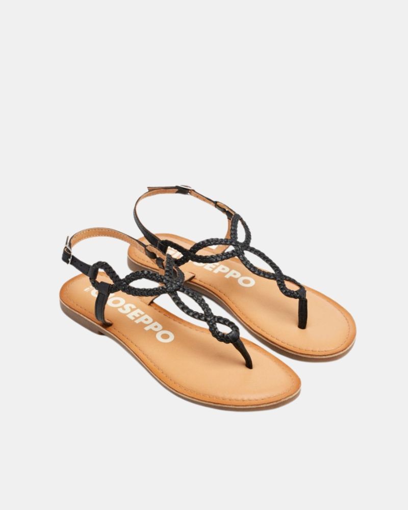  Sandalias Abiertas Mujer GIOSEPPO Negro 69111P MERIGNAS