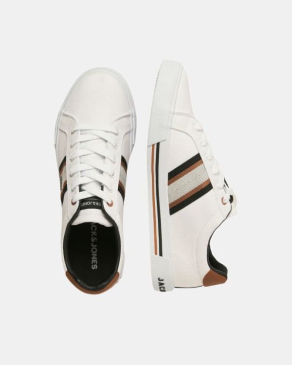 Sapatilhas Baixas Homem JACK AND JONES Branco 12229016 GORGON
