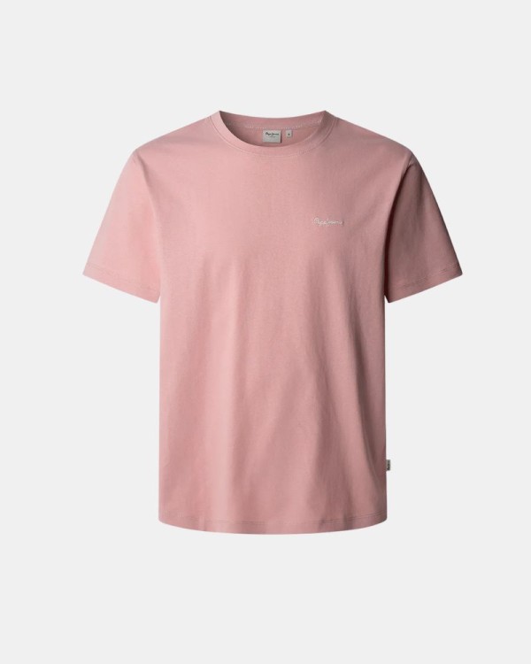  Camisetas Manga corta Hombre PEPE JEANS Rosa PM509741 CONTRAST CONNO