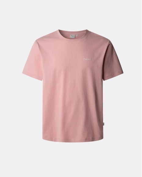 T-shirts Manga curta Homem PEPE JEANS Rosa PM509741 CONTRAST CONNO