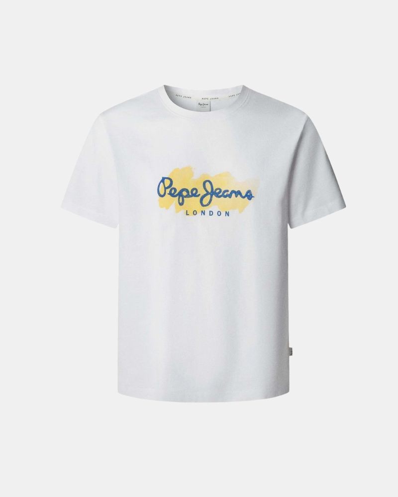  Camisetas Manga corta Hombre PEPE JEANS Blanco PM509959 MILTON TEE