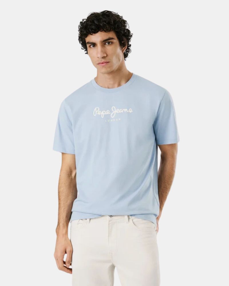  Camisetas Manga corta Hombre PEPE JEANS Azul PM509979 EGGO N