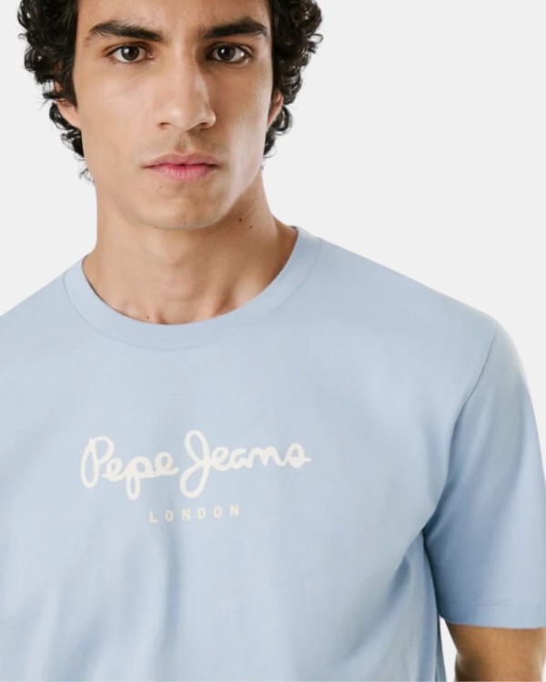  Camisetas Manga corta Hombre PEPE JEANS Azul PM509979 EGGO N