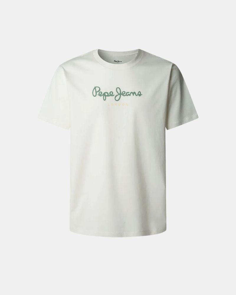 T-shirts Manga curta Homem PEPE JEANS Branco PM509979 EGGO N