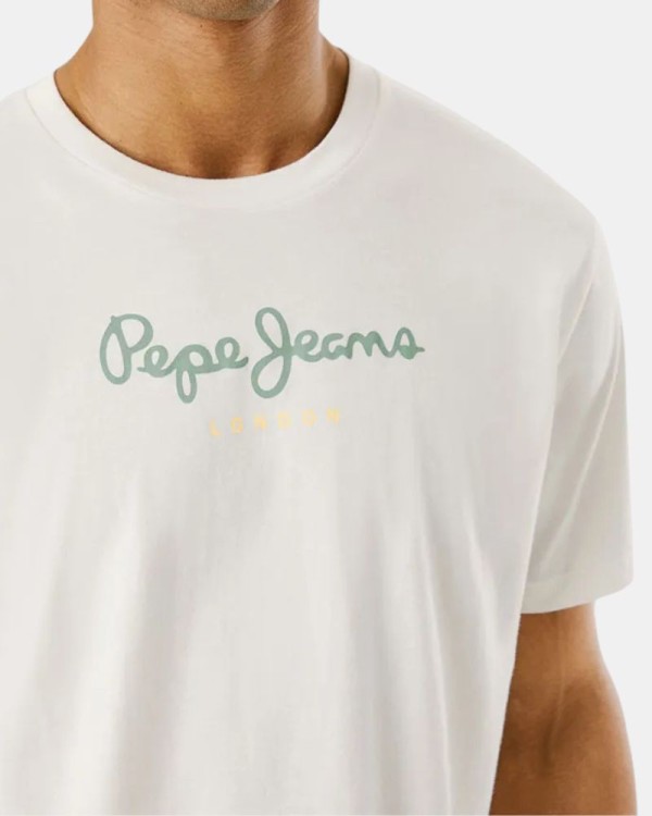  Camisetas Manga corta Hombre PEPE JEANS Blanco PM509979 EGGO N