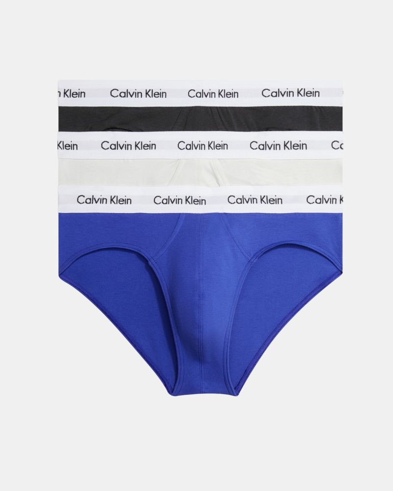Roupa Interior Homem CALVIN KLEIN Multicolor 0000U2661GH4U HIP BRIEF 3PK