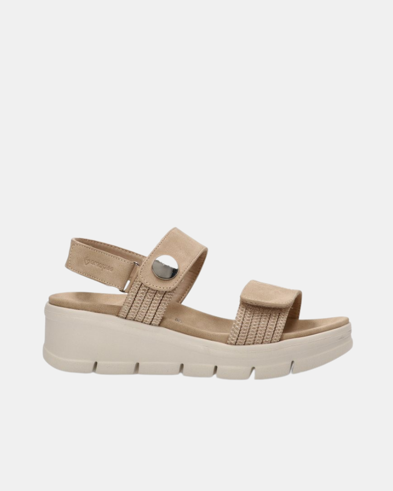 Sandalias Mulher Amarpies Beige ABZ23505