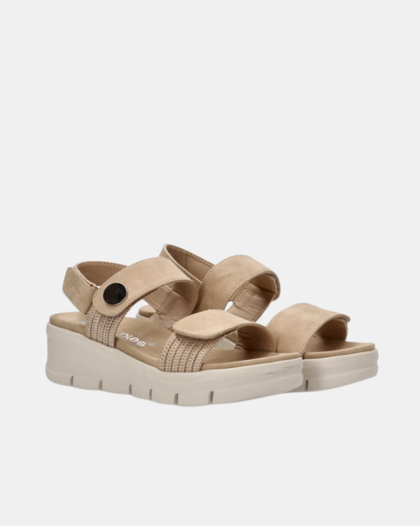 Sandalias Mujer Amarpies Beige ABZ23505