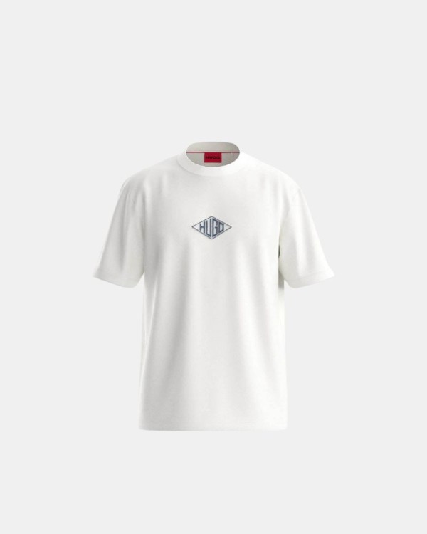 T-shirts Manga curta Homem HUGO Branco 50534951 DARUNU