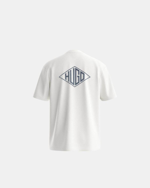  Camisetas Manga corta Hombre HUGO Blanco 50534951 DARUNU