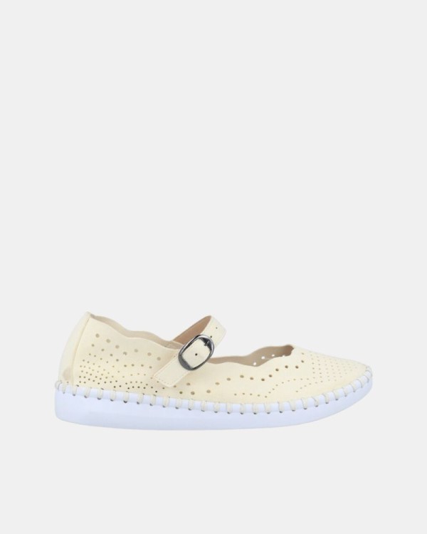 Zapatillas Abiertas Mujer Walk & Fly Blanco H1 9933