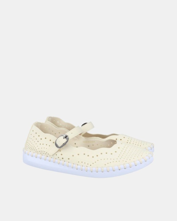 Sapatilhas Abertas Mulher Walk & Fly Branco H1 9933
