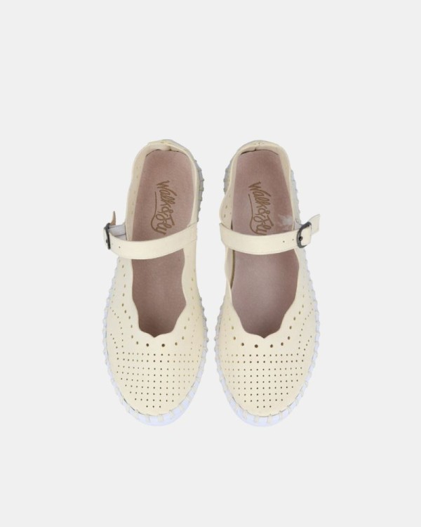 Sapatilhas Abertas Mulher Walk & Fly Branco H1 9933
