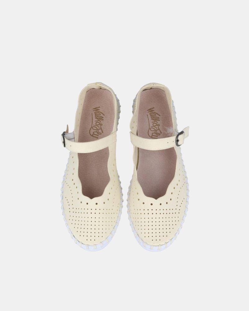 Sapatilhas Abertas Mulher Walk & Fly Branco H1 9933