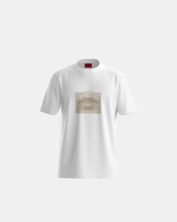  Camisetas Manga corta Hombre HUGO Blanco 50544496 DETERNI