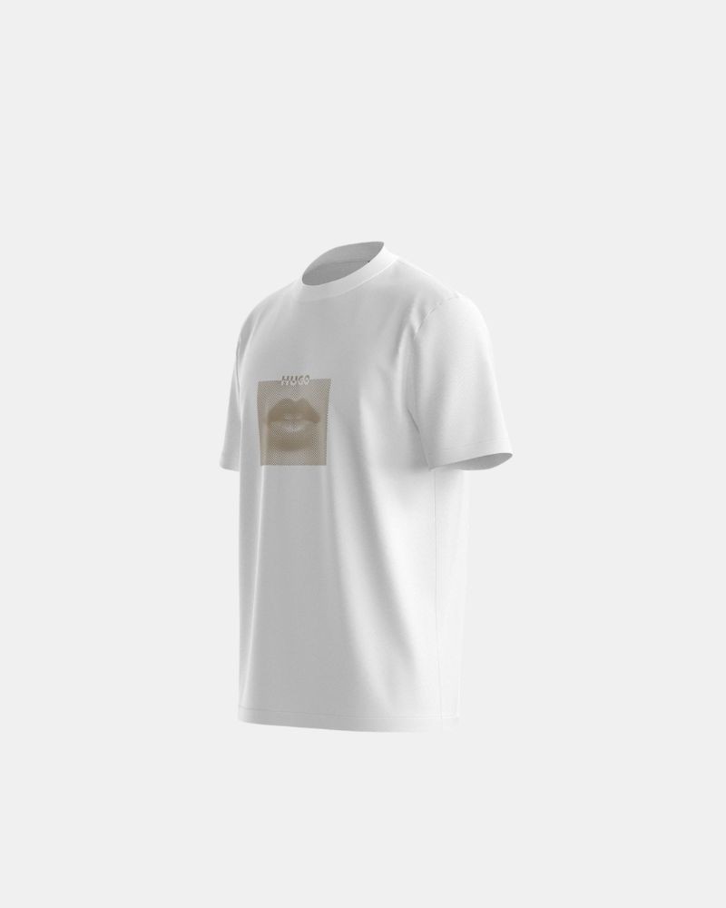  Camisetas Manga corta Hombre HUGO Blanco 50544496 DETERNI
