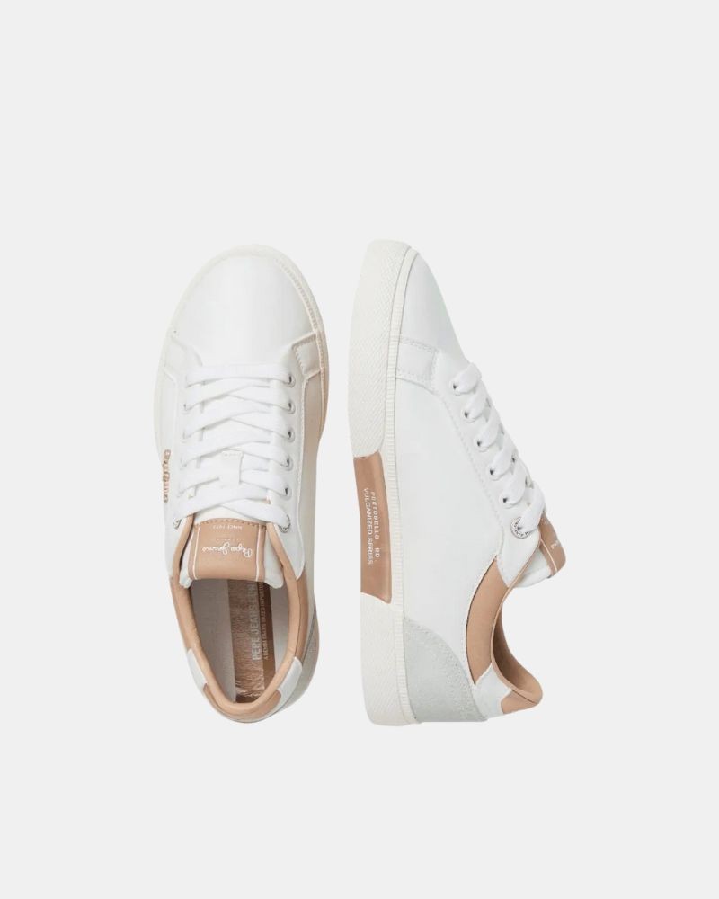Zapatillas Bajas Mujer PEPE JEANS Blanco PLS31588 KENTON COURT W