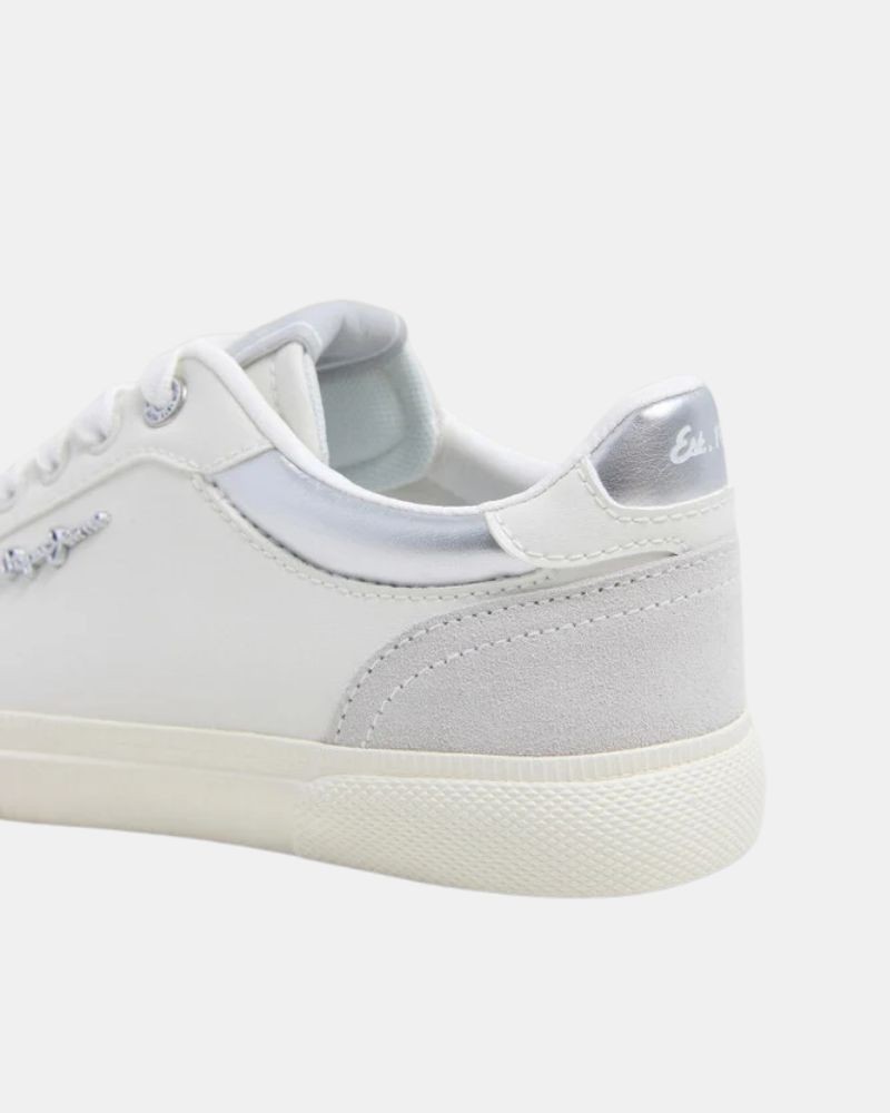 Sapatilhas Baixas Mulher PEPE JEANS Branco PLS31588 KENTON COURT W