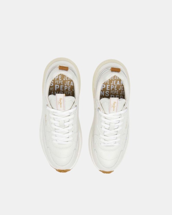 Zapatillas Bajas Mujer PEPE JEANS Blanco PLS60014 WINSLOW ACTION W