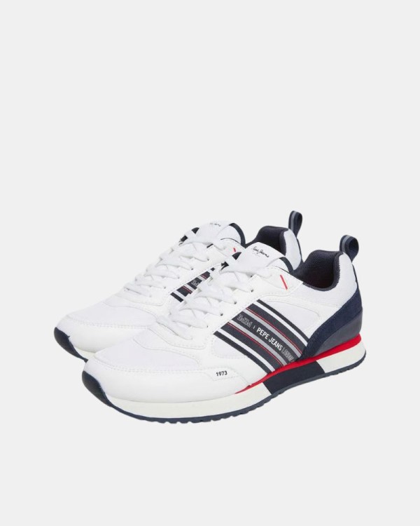 Sapatilhas Baixas Homem PEPE JEANS Branco PMS40014 DUBLIN YOUNG M