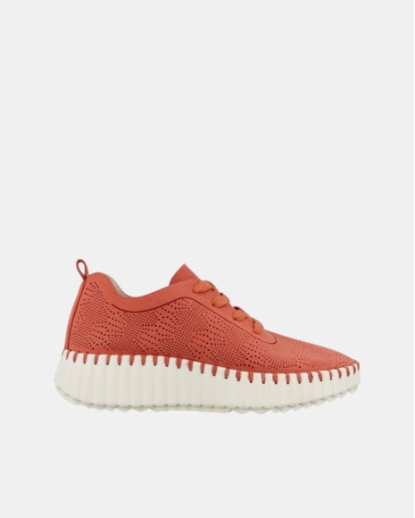 Zapatillas Bajas Mujer Walk & Fly Naranja AH 9837