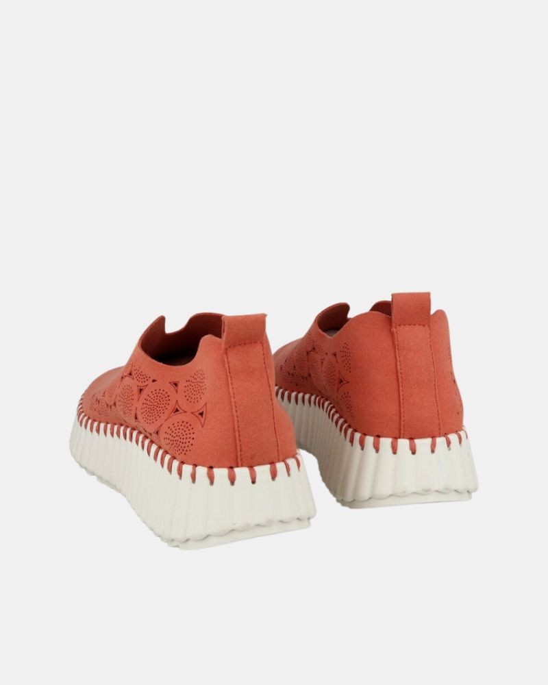 Mocassins Mulher Walk & Fly Laranja AH 9936