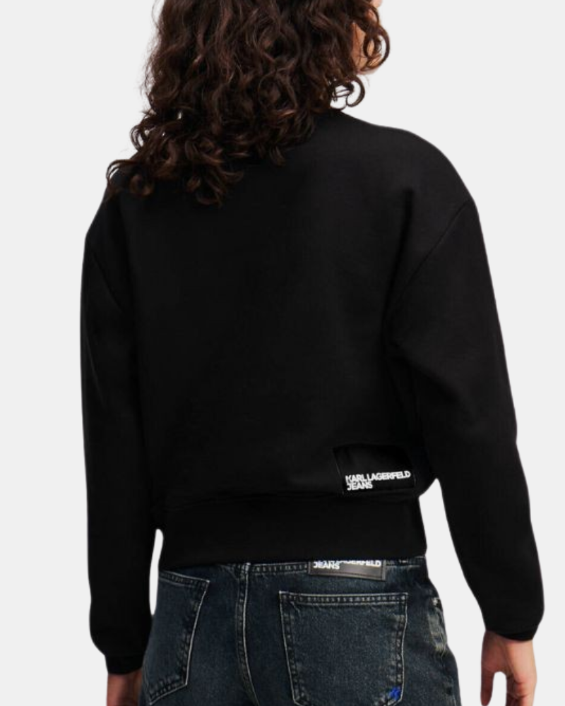 Suéteres Sem Capuz Mulher Karl Lagerfeld Negro A1W20005