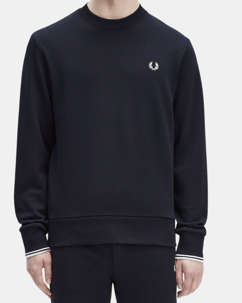 Casacos Sem Capuz Homem FRED PERRY Azul M7535