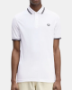 T-shirts Manga curta Homem FRED PERRY Branco M3600