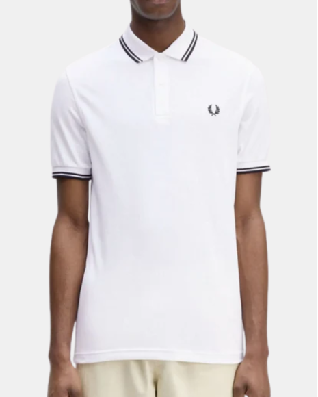  Camisetas Manga corta Hombre FRED PERRY Blanco M3600