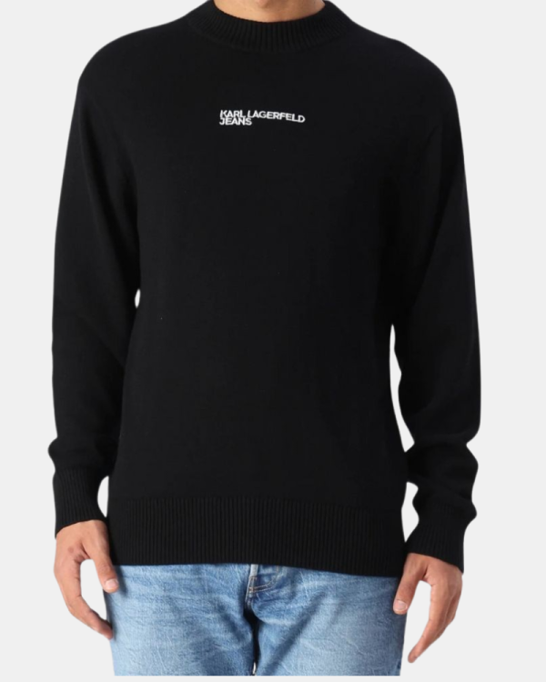 T-shirt manga comprida Homem Karl Lagerfeld Preto A1M18049