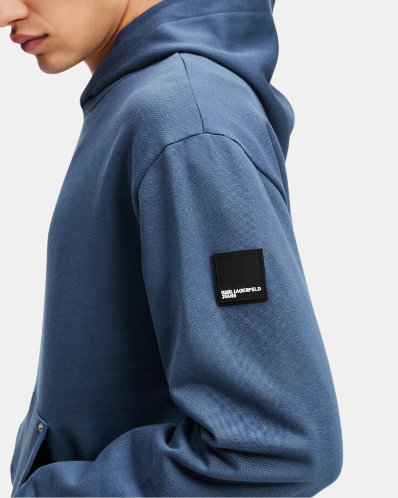 Casacos com Capuz Homem Karl Lagerfeld Azul A3M20020