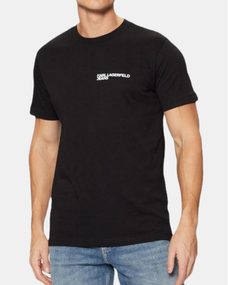 T-shirts Manga curta Homem Karl Lagerfeld Negro A1M17003
