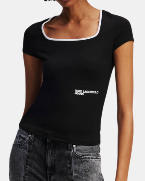 Roupa Interior Manga Curta Mulher Karl Lagerfeld Preto A3W17050