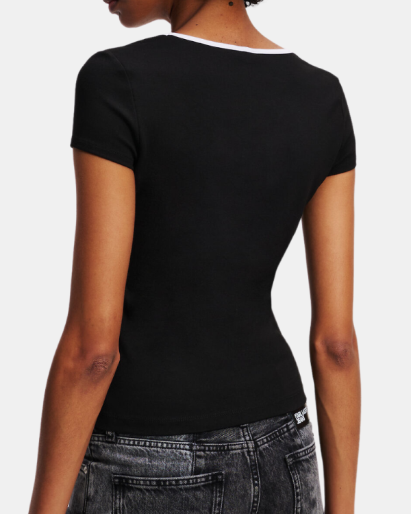  Ropa interior Manga corta Mujer Karl Lagerfeld Negro A3W17050