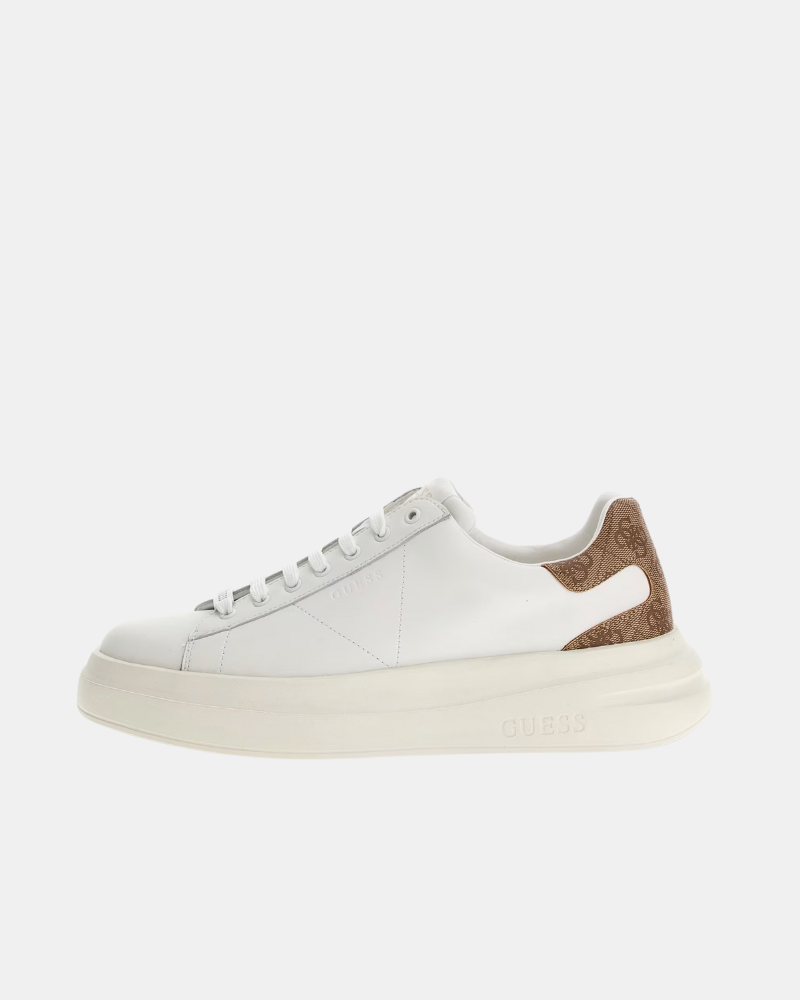 Sapatilhas Homem GUESS Branco ELBA FMPVIB LEA12