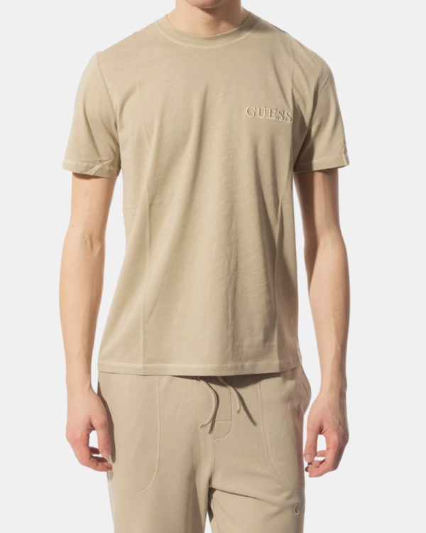 T-shirts Manga curta Homem GUESS Cinza U5RI01KCAM1