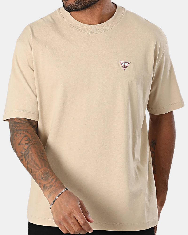 T-shirts Manga curta Homem GUESS Beige M4YI46 K8FQ4