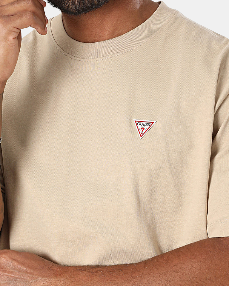T-shirts Manga curta Homem GUESS Beige M4YI46 K8FQ4