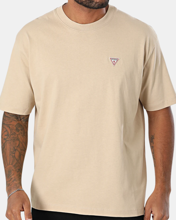 T-shirts Manga curta Homem GUESS Beige M4YI46 K8FQ4