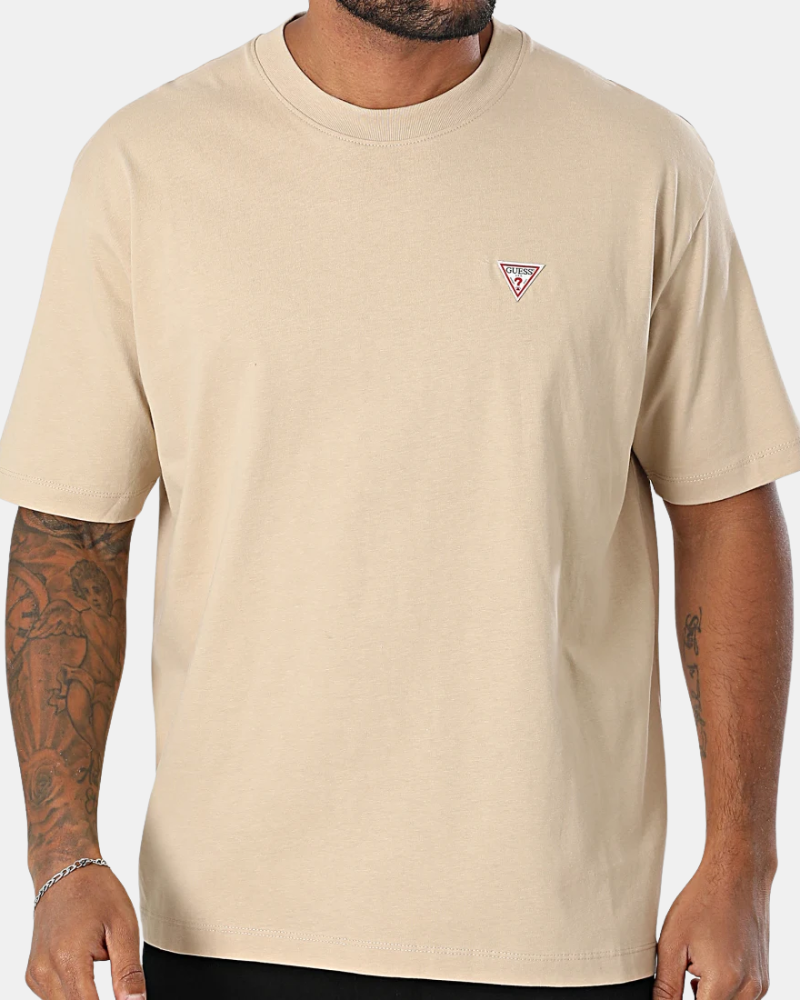 T-shirts Manga curta Homem GUESS Beige M4YI46 K8FQ4